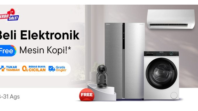 Promo Blibli - Belanja Elektronik GRATIS Mesin Kopi!