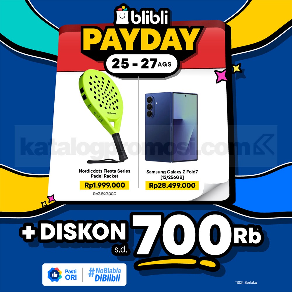 Promo Blibli Payday DISKON HINGGA 700K Pasti Ori!