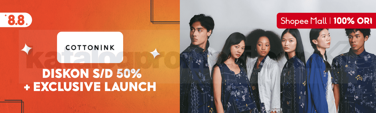 Promo COTTONINK di Shopee Diskon hingga 50% + Exclusive Launch 