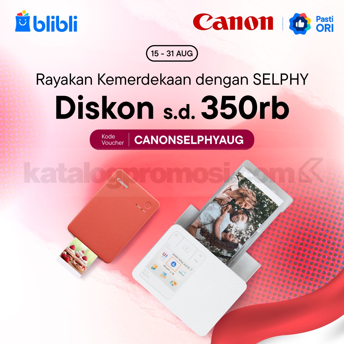 Promo Canon Selphy di Blibli Spesial Kemerdekaan Diskon hingga 350K 