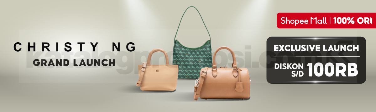 Promo Christy Ng Grand Launch di Shopee Diskon hingga 100K