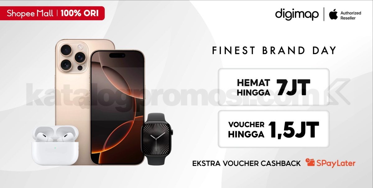 Promo Digimap di Shopee Hemat hingga 7 Juta + Ekstra Voucher 