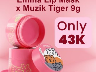 Promo Emina Lip Mask HANYA 43K di Shopee – Limited Edition Muzik Tiger!