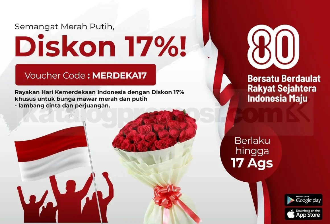 Promo FlowerAdvisor Spesial Hari Kemerdekaan Diskon 17%