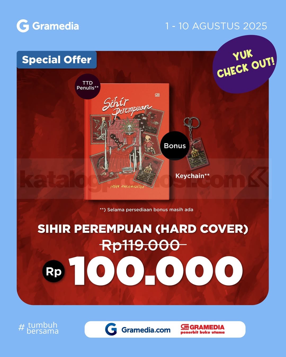 Promo Gramedia - Buku Sihir Perempuan Harga Spesial + Bonus Eksklusif!