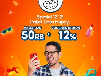 Promo Happy Tri di Shopee 12.12! Hemat 50K + Voucher 12%
