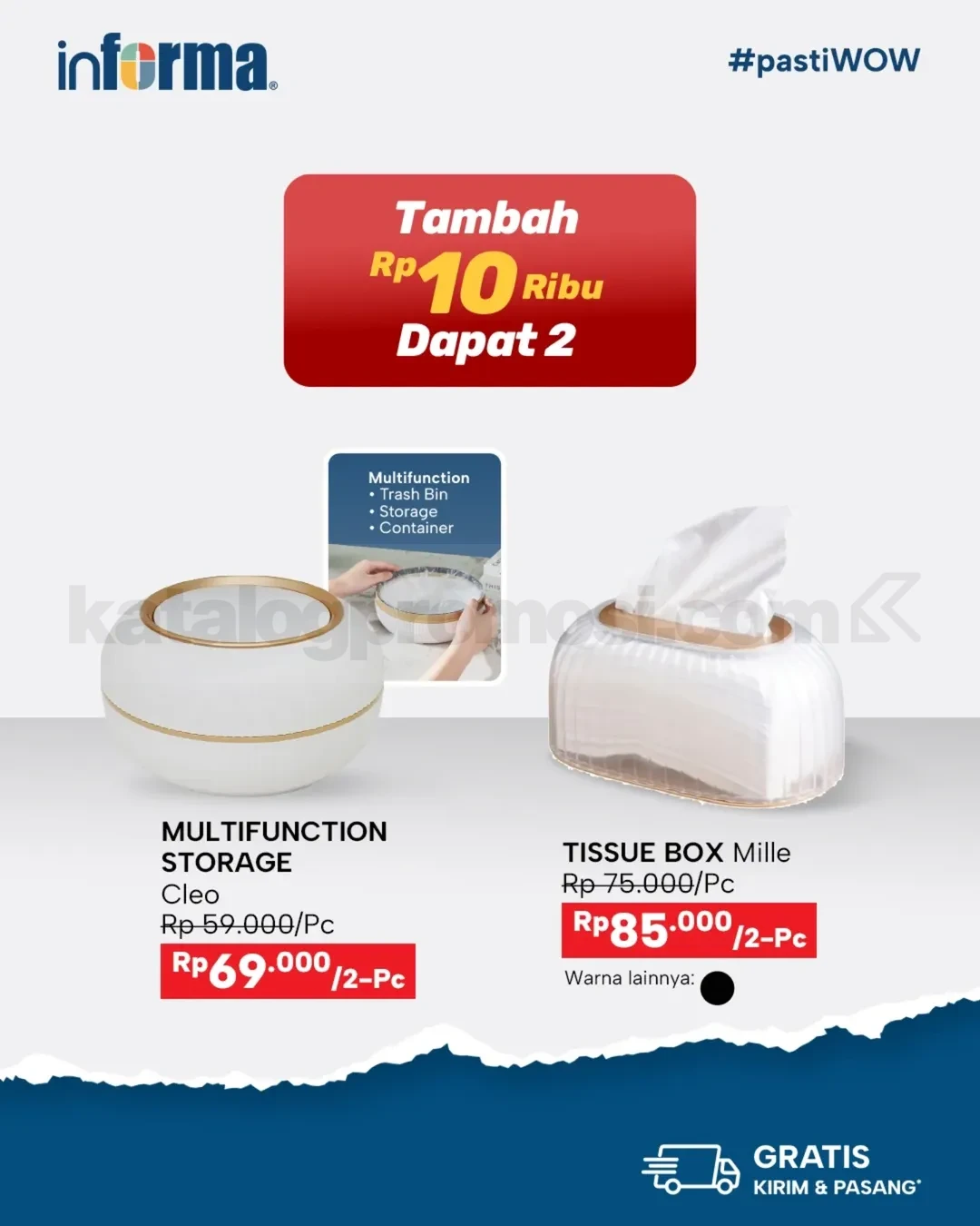 Promo INFORMA WOW Spesial 10.10 TAMBAH 10K DAPAT 2!