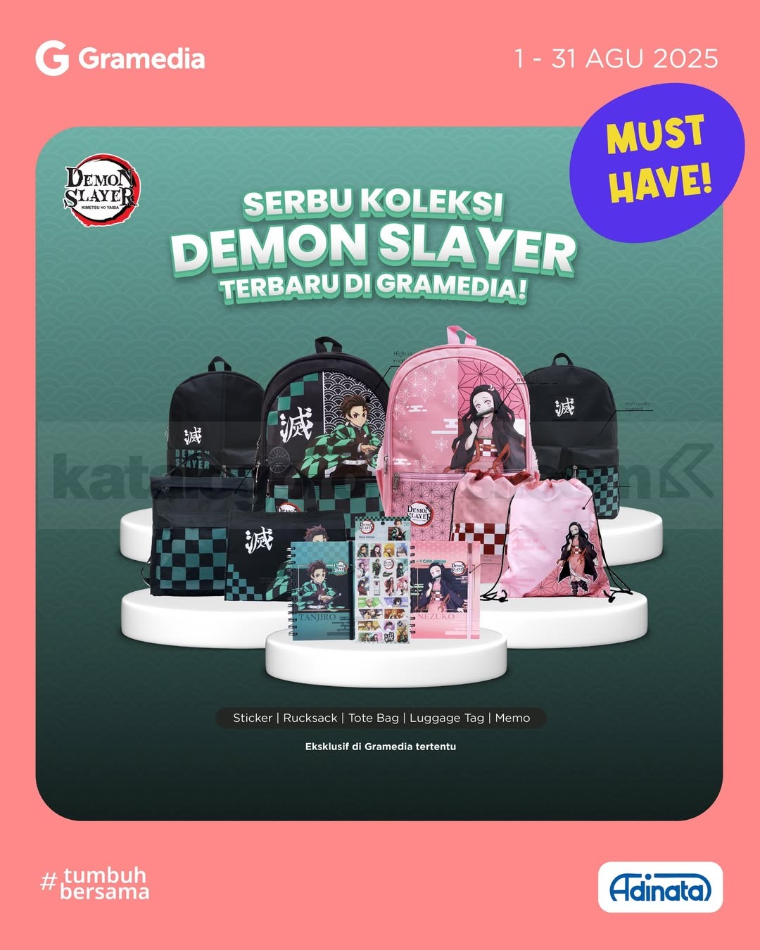 Promo Koleksi Demon Slayer Terbaru kini Hadir di Gramedia - Stok Terbatas!