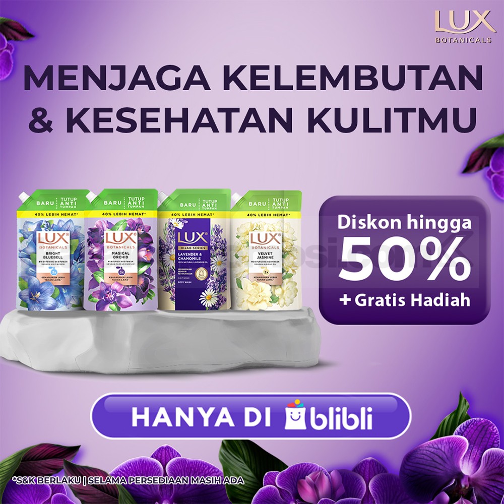 Promo LUX di Blibli Diskon hingga 50% + Gratis Hadiah 
