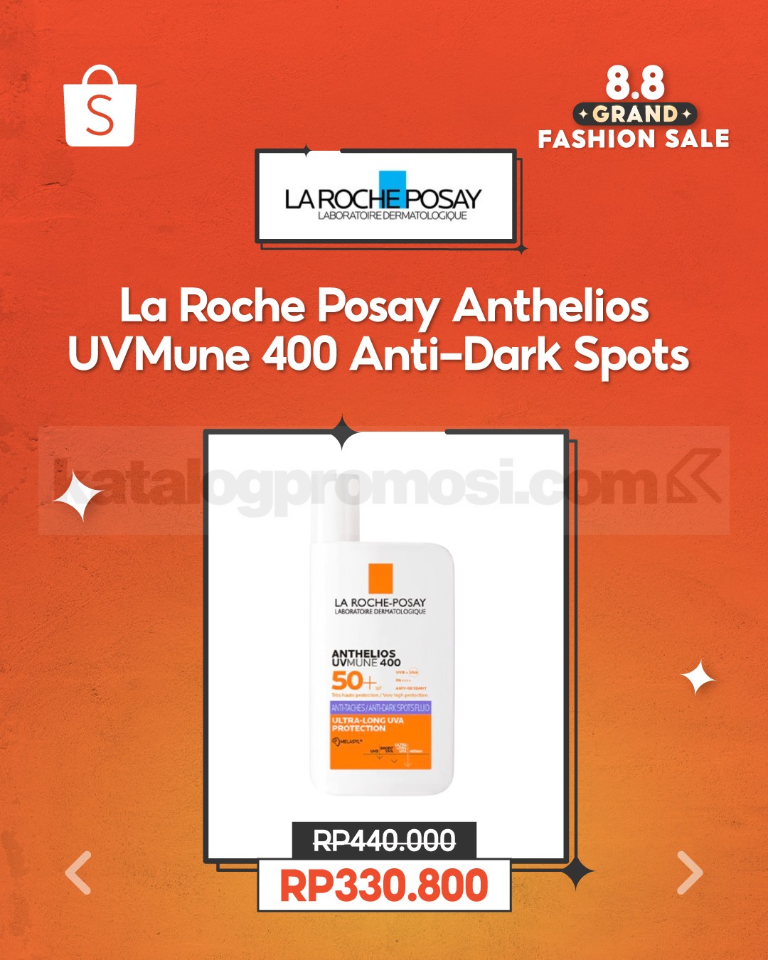 Promo La Roche-Posay di Shopee 8.8 Grand Fashion Sale