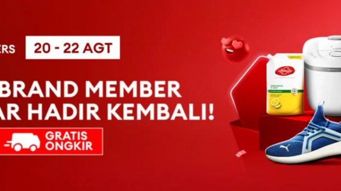 Promo LazMall Brand Members Day 100% Original dan Gratis Ongkir