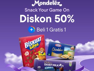 Promo Mondelez di Blibli Diskon 50% + Beli 1 Gratis 1 dan Top Spender
