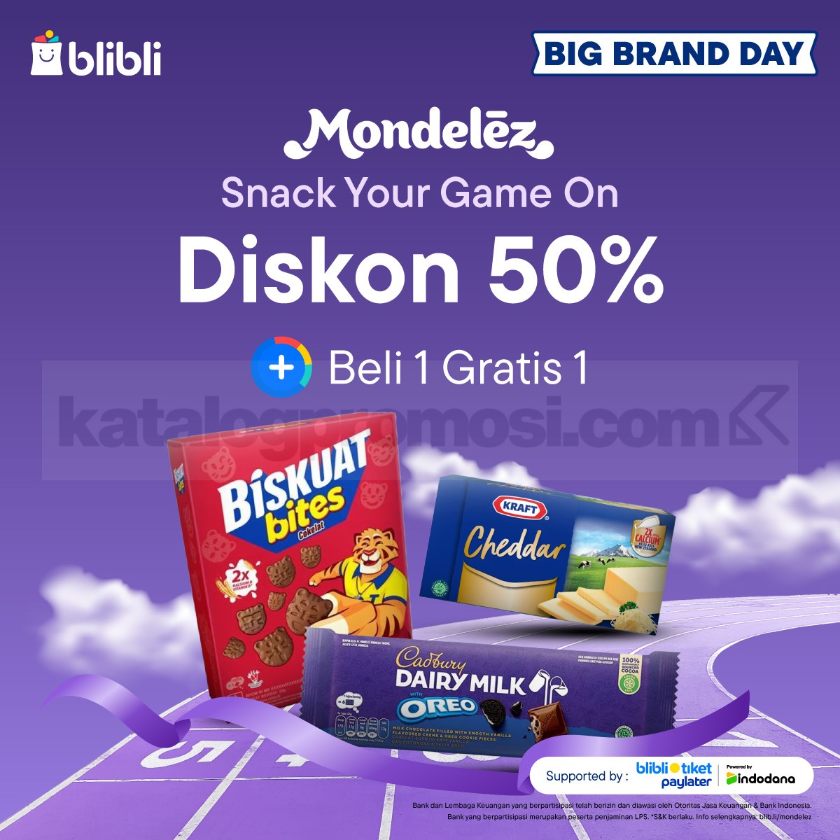 Promo Mondelez di Blibli Diskon 50% + Beli 1 Gratis 1 dan Top Spender 