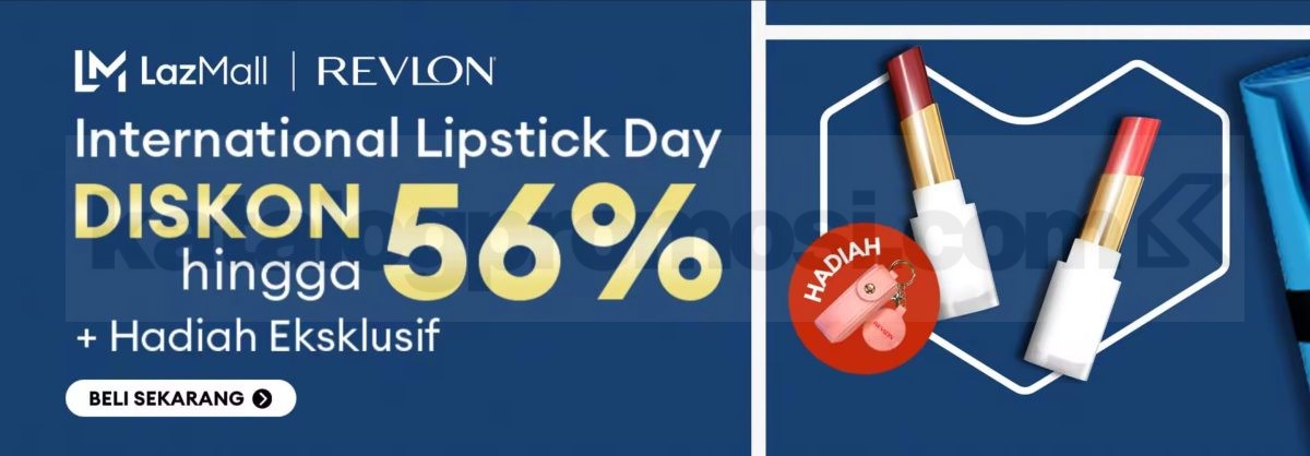 Promo Revlon di Lazada Diskon hingga 56% + Hadiah Eksklusif