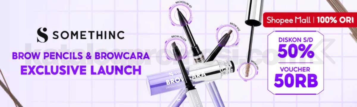 Promo Somethinc Brow Pencils & Browcara Hadir Eksklusif di Shopee