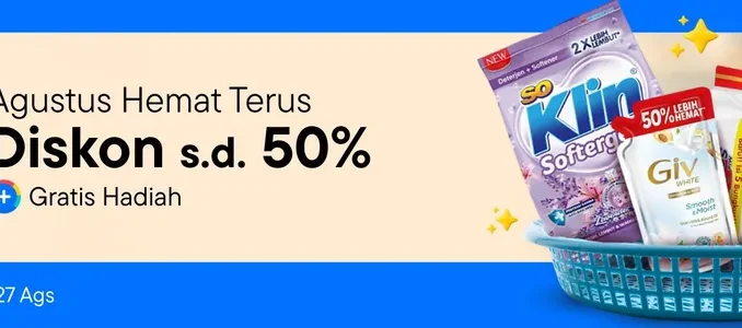 Promo WINGS di Blibli Payday Diskon hingga 50% + Gratis Hadiah