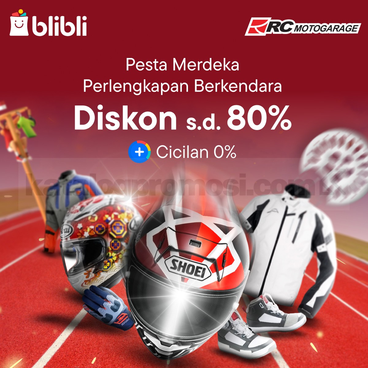 RC Motogarage Pesta Merdeka di Blibli Diskon hingga 80% + Cicilan 0%