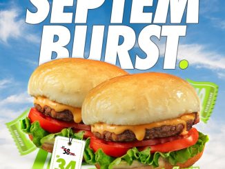Promo Burger Bangor QPON Septemburst 2 Juragan Cheese cuma Rp34Ribuan