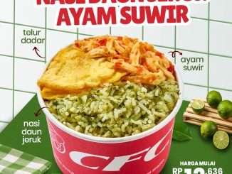 Promo CFC Menu Baru! Nasi Daun Jeruk Ayam Suwir Harga Mulai Rp 13.636 1