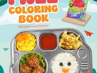Promo Chadol Gujeolpan Kids Meal Gratis Coloring Book