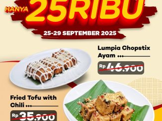 Promo Chopstix Gajian Deals Menu Favorit Hanya Rp 25Ribu