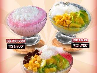 Promo Chopstix Kamis Sweet Deal dessert favorit Rp. 15.000 per porsi Ice Kopyor, Ice Teler, Ice Campur