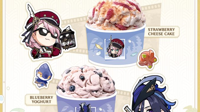 Promo Genshin Impact × Cold Stone Special Creations & Packages