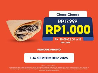 Promo Dcrepes ShopeePay 9.9 Choco Cheese cuma Rp1.000