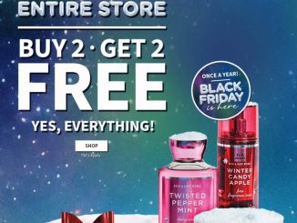Promo Bath & Body Works Black Friday Sale Buy 2 Get 2 Free*