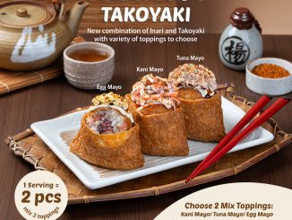 Promo Gindaco NEW MENU! INARI TAKOYAKI Start From 30K* 5