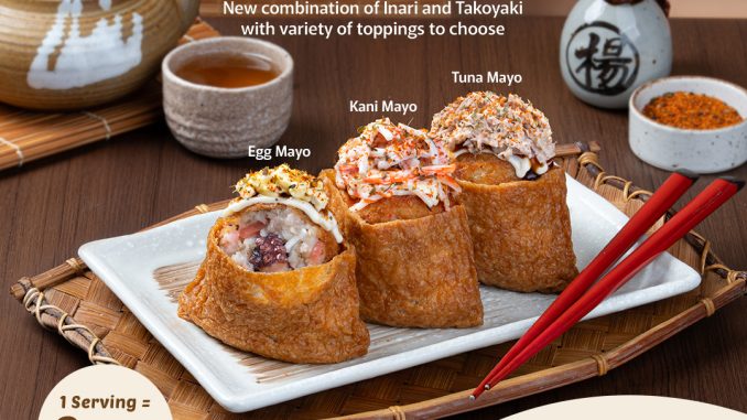 Promo Gindaco NEW MENU! INARI TAKOYAKI Start From 30K* 1