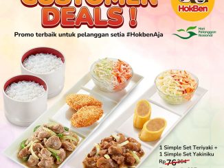 Promo HokBen Hari Pelanggan Nasional Paket 2 Simple Set cuma Rp 35Ribuan/orang