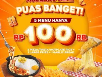 Promo Hungry Pizza Mukbang Deal 5 Menu Hanya Rp100RB