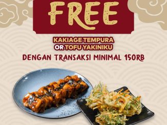 Promo Katsunyaka Weekend Rame-Rame Gratis Kakiage Tempura / Tofu Yakiniku