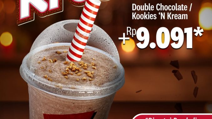 Promo KFC Coffee Add On KFC Krushers cuma +Rp9.091*