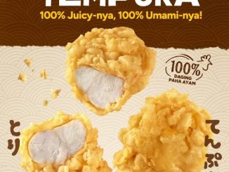 Menu baru Marugame Udon Tori Tempura 100% paha ayam juicy dan umami