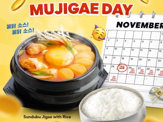 Promo Mujigae Pay Day Sundubu Jigae + Rice Hanya Rp58.000