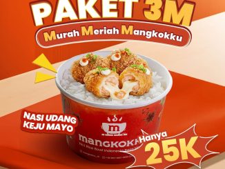 Promo Murah Meriah Mangkokku Nasi Udang Keju Mayo cuma Rp25.000
