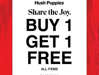 Promo Hush Puppies Christmas Deal Buy 1 Get 1 Free* 1
