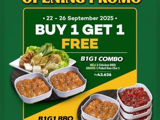 Promo Opening Raa Cha Suki & BBQ Lippo Mall Nusantara Beli 1 Gratis 1*