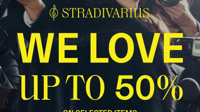 Promo STRADIVARIUS Disc Up To 50% On Selected Items*