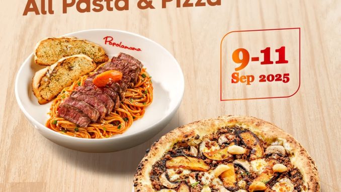 Promo Popolamama Beli 1 Gratis 1 Semua Menu Pasta & Pizza