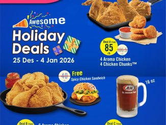 Promo A&W Awesome Holiday Deals mulai Rp. 85.000 1