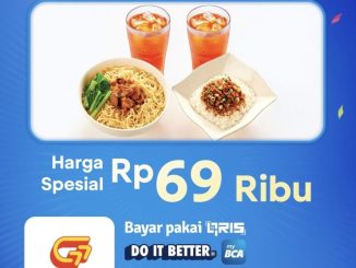Promo Bakmi GM HUT BCA 69 Paket Spesial Rp. 69.000 periode 21 – 22 Februari 2026 transaksi myBCA