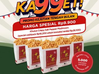 Promo Bank Saqu SHIHLIN KA99ET Crispy Mushroom Rp. 9.900 1