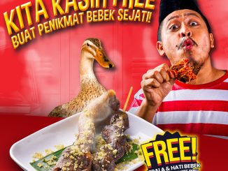 Promo Bebek Carok Gratis Kepala atau Hati Bebek belanja Rp. 125ribu dengan bonus lauk bernutrisi