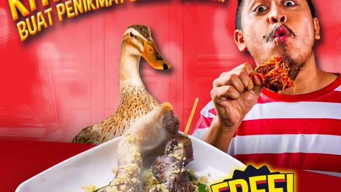 Promo Bebek Carok Gratis Kepala atau Hati Bebek belanja Rp. 125ribu dengan bonus lauk bernutrisi