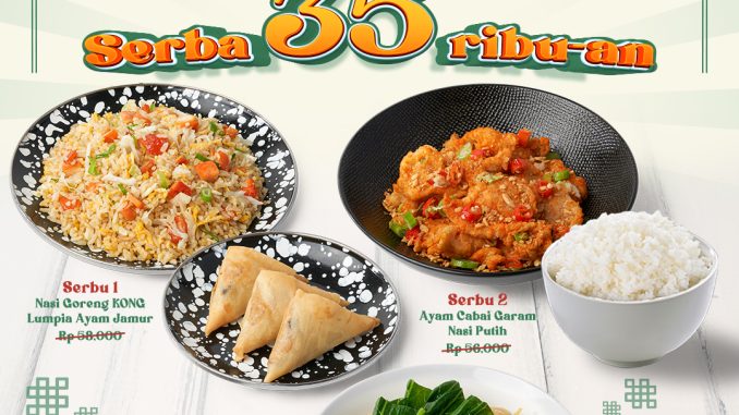 Promo Big Kong Dimsum SERBU menu spesial Rp.35.000++ berlaku 1–30 November 2025 di seluruh outlet