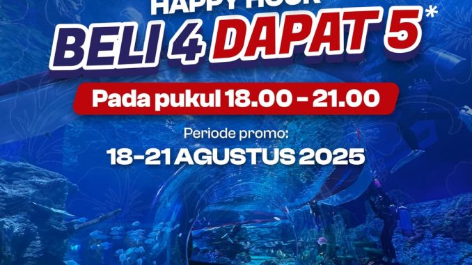 Promo BXSea Happy Hour Beli 4 Gratis 1 1
