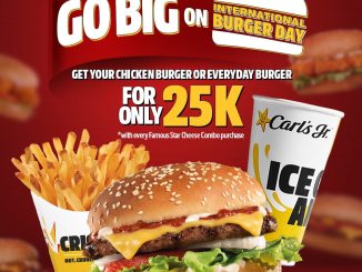 Promo Carl’s Jr International Burger Day Rp. 25.000 untuk Chicken Burger dan Everyday Burger